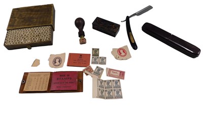 Lot 637 - A cased Rolls razor, a turquoise and silver...