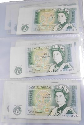 Lot 642 - A collection of UK and other banknotes,...