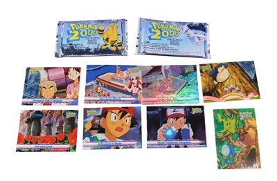Lot 684 - Two packs of Topps Pokemon 2000 trading cards,...