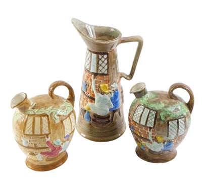 Lot 199 - Three J Wood for Burslem cottage wares,...