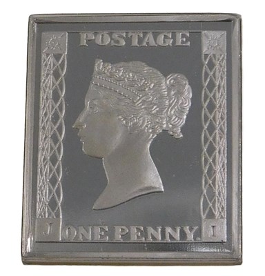 Lot 651 - A Royal Mail Penny Black Victorian stamp ingot...