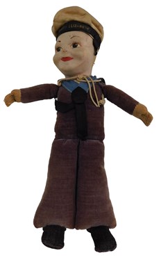 Lot 671 - An RMS Queen Elizabeth doll, 23cm high.