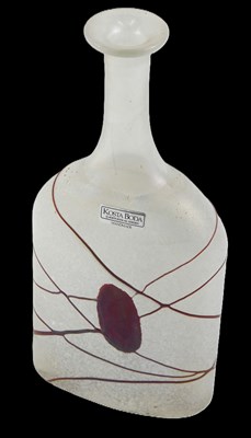 Lot 244 - A Kosta Boda Art Glass vase, on a white and...