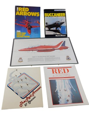 Lot 251 - Red Arrows ephemera, comprising the Hawk T1...