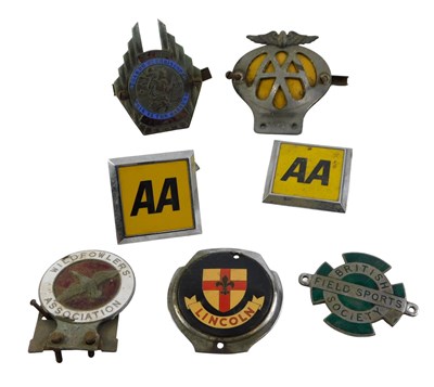 Lot 253 - A collection of car badges, to include the...