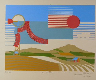 Lot 434 - WB Ruscoe. Broken watermill, artist's proof,...