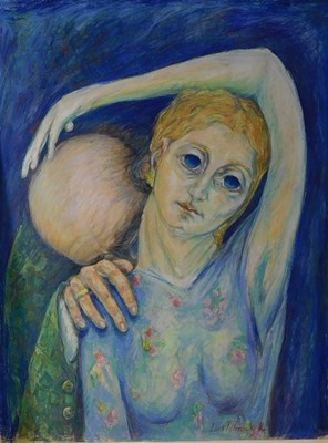 Lot 435 - Lois Tilbrook (1943-2006). Time, pastel,...