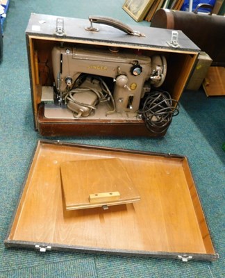 Lot 2154A - A Singer electric sewing machine, model 201K,...
