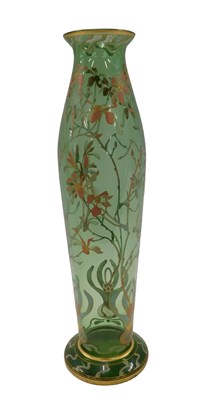 Lot 190 - An early 20thC green Art Nouveau glass...