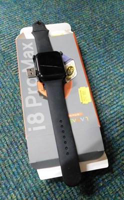 Lot 2198 - A Laxasfit i8 Pro Max smartwatch, boxed.