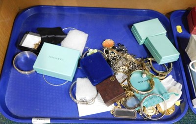 Lot 2202 - A group of costume jewellery, comprising...