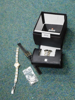 Lot 2212 - A group of replica fashion watches.