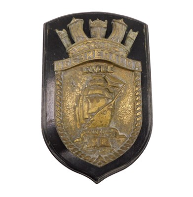 Lot 705 - A ship's plaque for the Chilean Naval vessel...