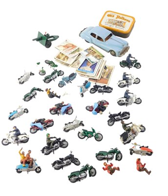 Lot 265 - Playworn vehicles, a Triang Minic toy car,...