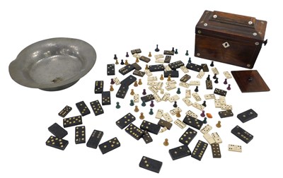Lot 276 - A 20thC mahogany and mother-of-pearl inlaid...