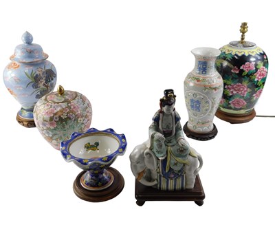 Lot 725 - A collection of modern Oriental ceramics, to...