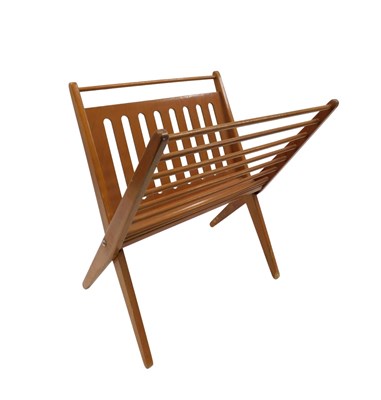 Lot 771 - A 1960s/70s Danish style folding walnut...