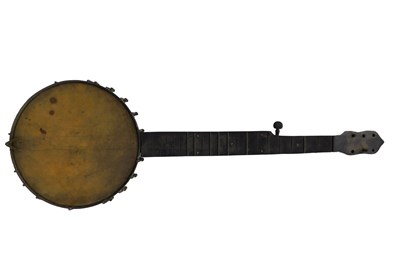 Lot 772 - A walnut and ebonised banjo, stamped Dallas,...