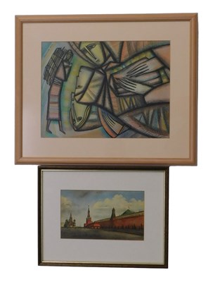 Lot 832 - Pushkarev (Russian School). Female figures,...