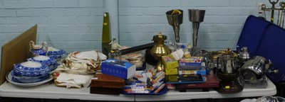 Lot 2258 - Housewares, collectables, plated ware, etc.,...