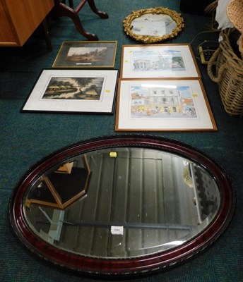 Lot 2291 - Pictures and prints, to include scenes of...