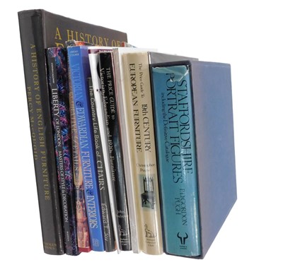 Lot 853 - Various books on antiques, etc., to include...