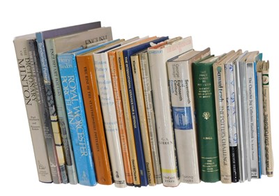 Lot 854 - Various books on antiques, porcelain and...