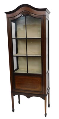 Lot 909 - An Edwardian mahogany and boxwood strung...