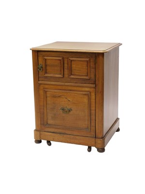 Lot 912 - A Victorian mahogany cabinet, the top with a...