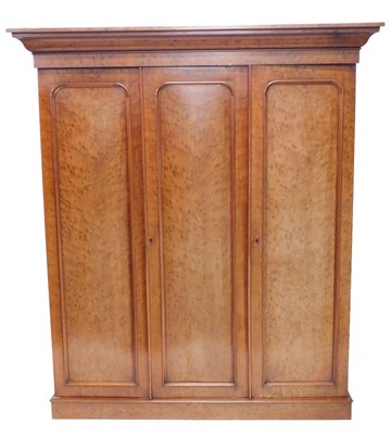 Lot 1012 - A Victorian plum pudding mahogany triple...