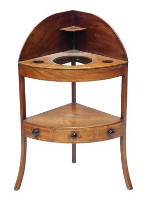 Lot 931 - A late George III mahogany and boxwood strung...