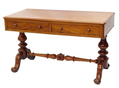 Lot 936 - A Victorian mahogany side table, the...