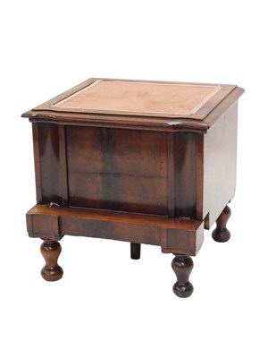 Lot 937 - A Victorian mahogany step commode, the top...