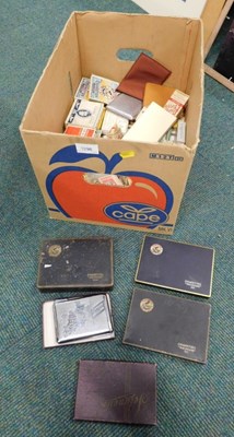 Lot 2296 - Various cigarette packets, cigarette cases, etc.