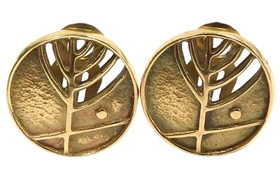 Lot 103 - A pair of Ola Gorie Ingibiorg clip earrings,...