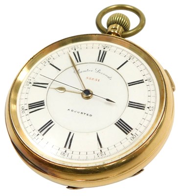 Lot 5 - A Victorian 18ct gold cased minute repeater...