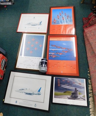 Lot 2298 - Various Red Arrows related prints, to include...