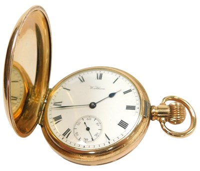 Lot 318 - A Waltham gentleman's gold plated hunter...