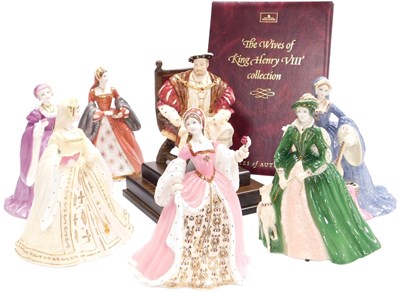 Lot 11 - The Wedgwood porcelain Wives of King Henry...