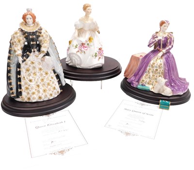 Lot 31 - A Royal Worcester porcelain figure of Queen...
