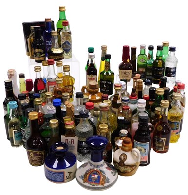 Lot 59 - A group of miniature liqueurs and spirits,...