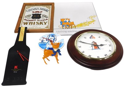 Lot 69 - A Babycham advertising wall mirror, 40cm x...