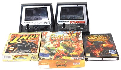 Lot 75 - Two vintage Grandstand Scramble games,...
