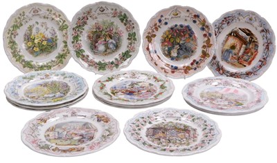 Lot 76 - Four Royal Doulton Brambley Hedge Four Seasons...
