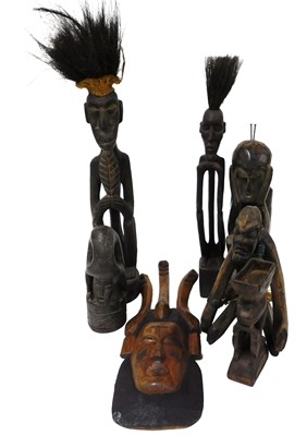 Lot 81 - A Congolese Yombe carved wooden tribal figure,...