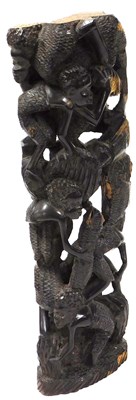 Lot 82 - An African Makonde Ujamaa family tree of life...