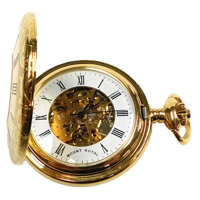 Lot 130 - A Mount Royal gold plated gentleman's half...