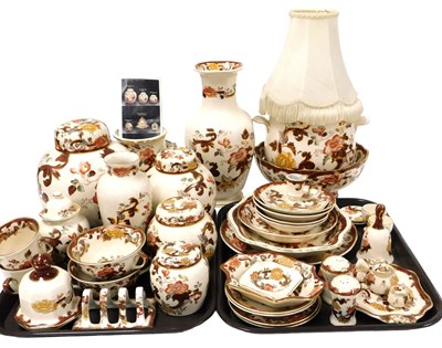 Lot 10 - A group of Masons Ironstone Brown Velvet...