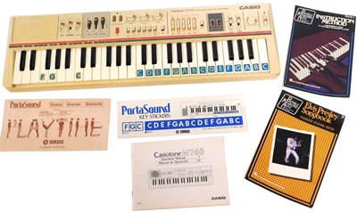 Lot 137 - A Casio Casiontone MT-65 keyboard, boxed with...