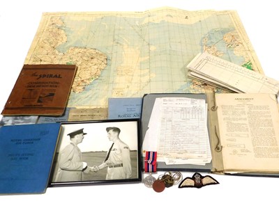 Lot 8 - A WWII Royal Canadian Airforce pilot's flying...